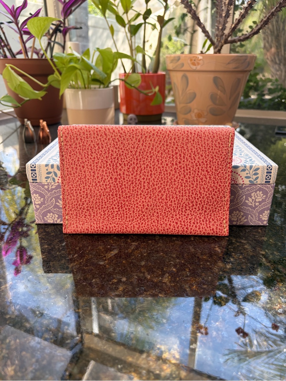 Portland Leather Flamingo Large Envelope 🦩 - Picture 2 of 4